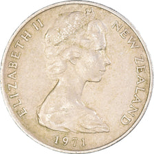 Moneda, Nueva Zelanda, 20 Cents, 1971