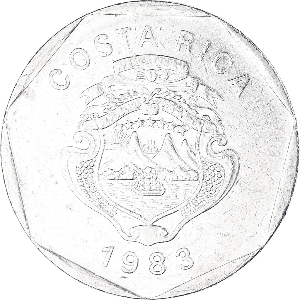 Munten, Costa Rica, 5 Colones, 1983