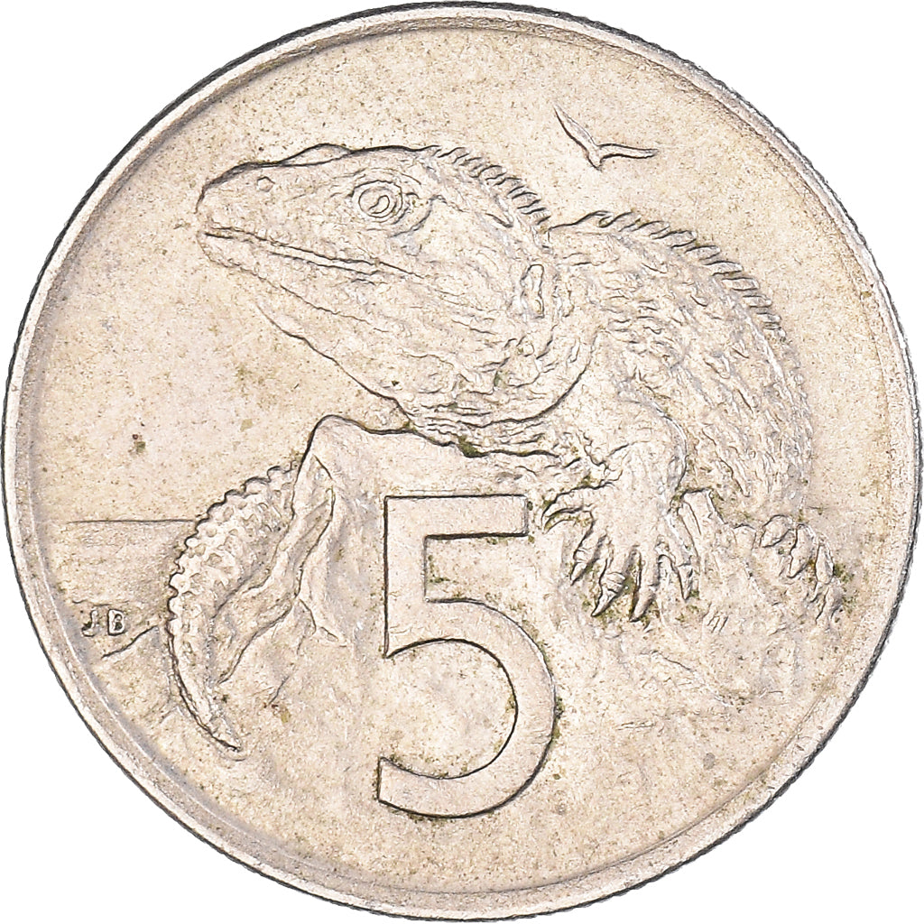 Moneta, Nowa Zelandia, 5 Cents, 1970