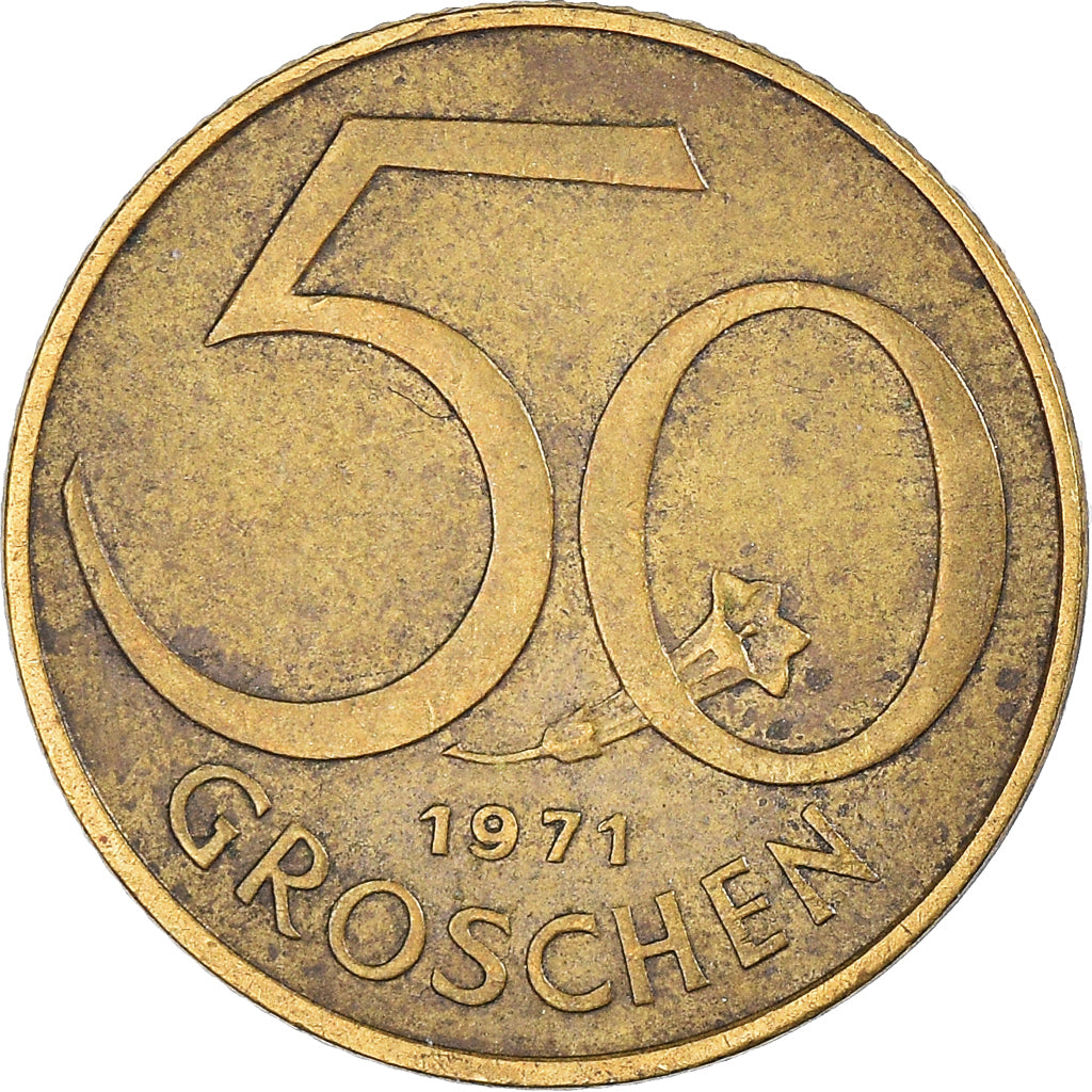 Coin, Austria, 50 Groschen, 1971