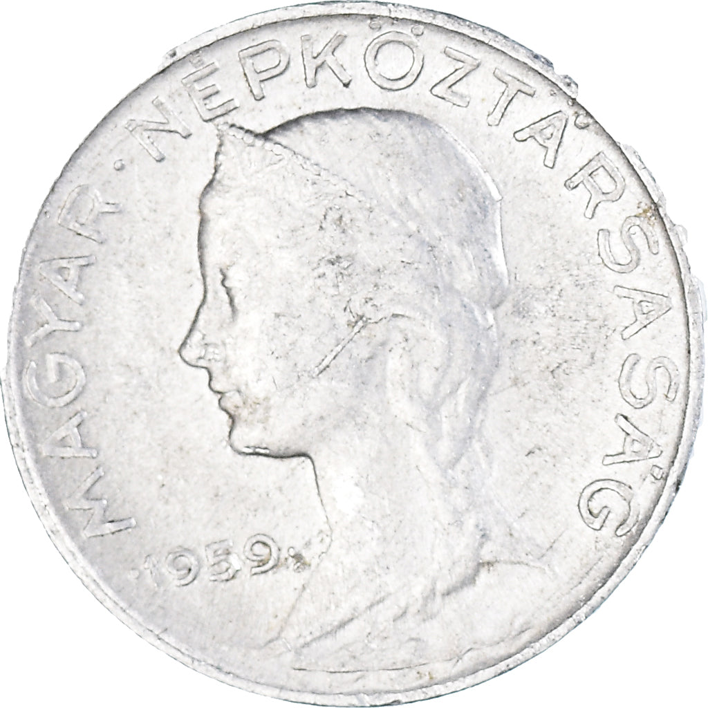 Coin, Hungary, 5 Filler, 1959