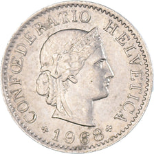 Moeda, Suíça, 5 Rappen, 1968