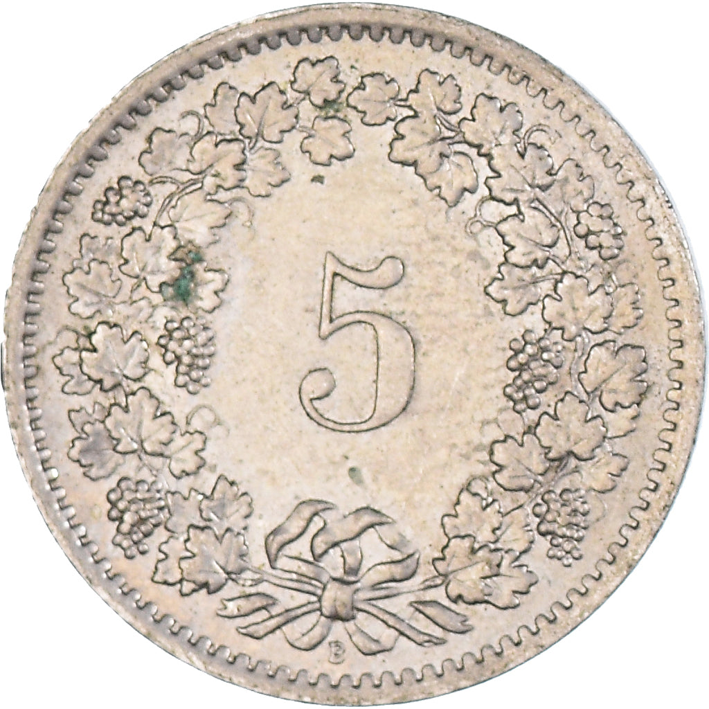 Moneta, Szwajcaria, 5 Rappen, 1968