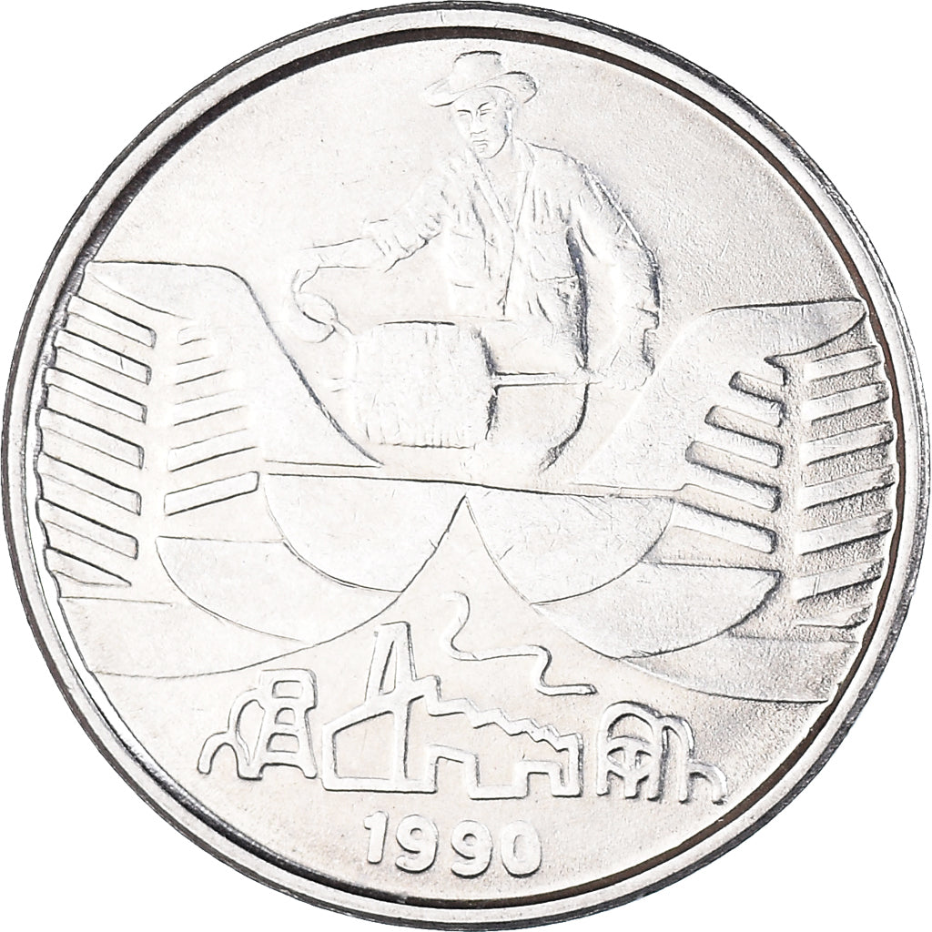Coin, Brazil, 10 Cruzeiros, 1990