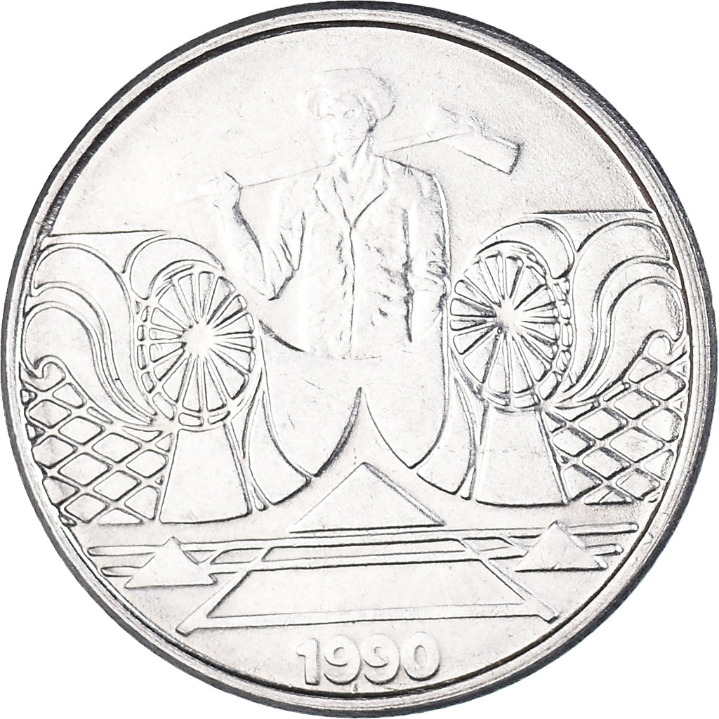 Moneta, Brasile, 5 Cruzeiros, 1990