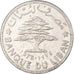 Monnaie, Liban , 50 Piastres, 1975