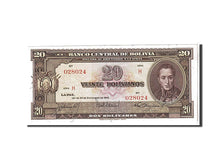 Bolivia, 20 Bolivianos, 1945, KM #140a, UNC(65-70), 028024H