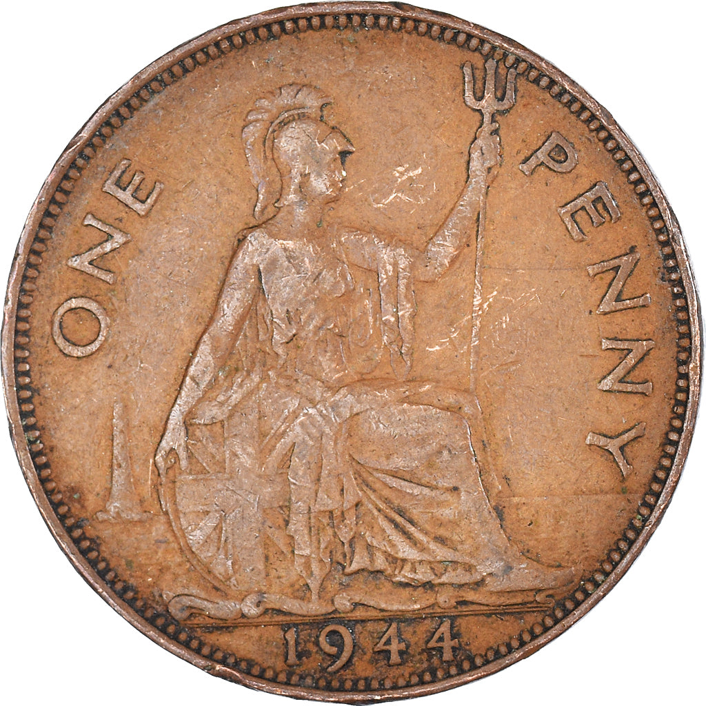 Münze, Großbritannien, Penny, 1944