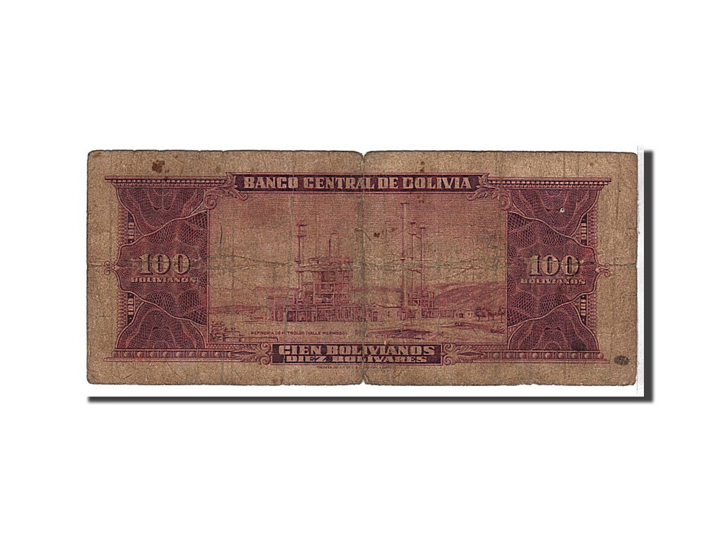 Bolivie, 100 Bolivianos type 1945