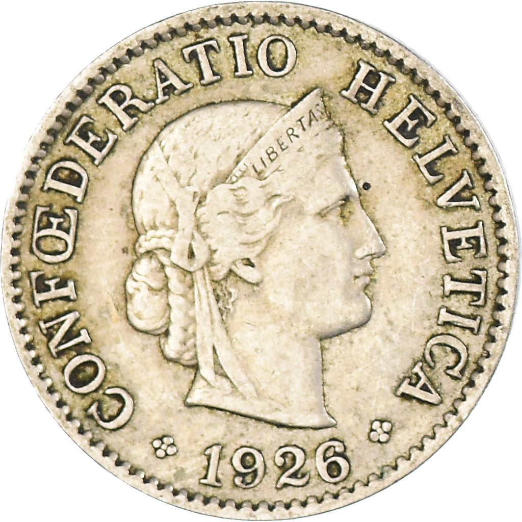 Moneda, Suiza, 5 Rappen, 1926