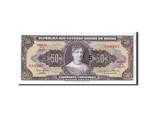 Banknote, Brazil, 5 Centavos on 50 Cruzeiros, 1966, KM:184a, UNC(65-70)