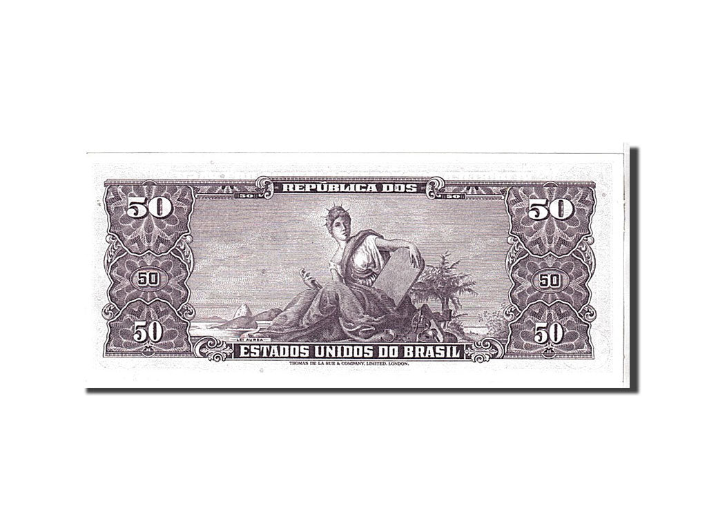 Banknote, Brazil, 5 Centavos on 50 Cruzeiros, 1966, KM:184a, UNC(65-70)