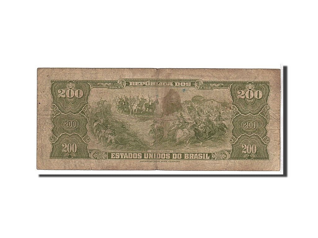 Brazil, 200 Cruzeiros, 1964, KM #171c, EF(40-45), 027054