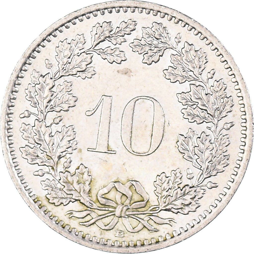 Moneta, Szwajcaria, 10 Rappen, 1990