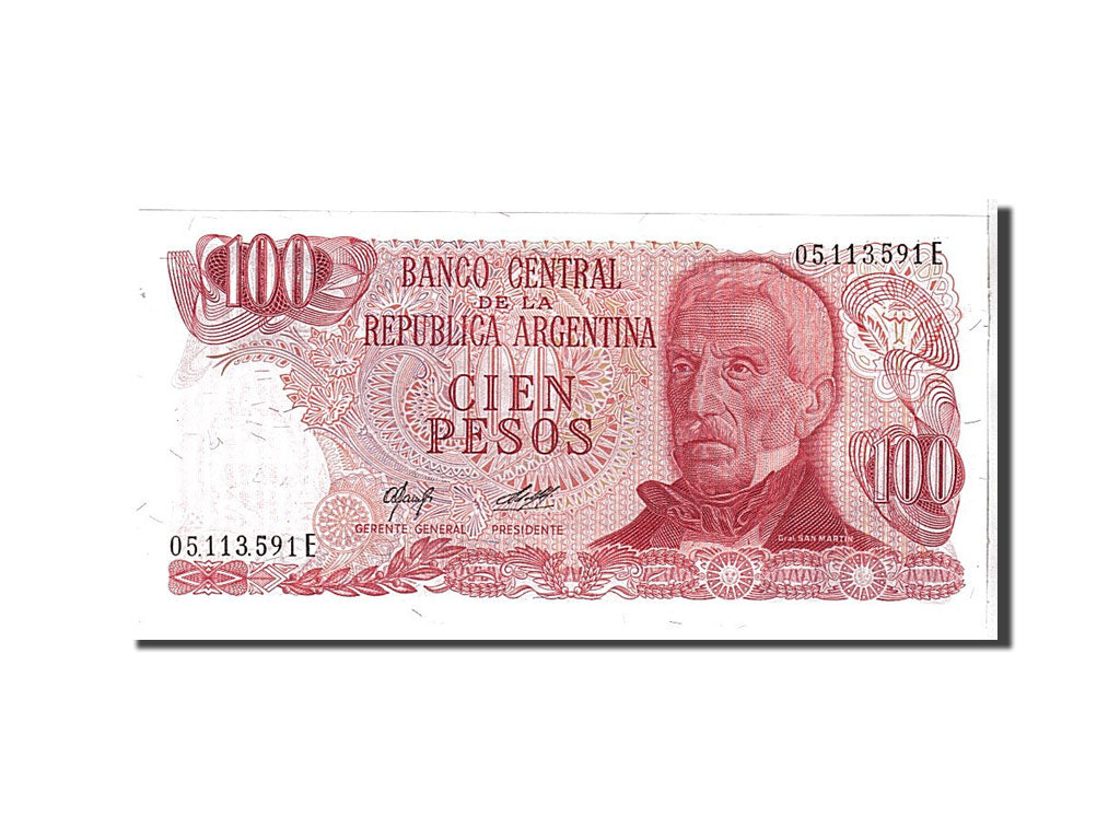 Billete, 100 Pesos Argentinos, 1983, Argentina, KM:315a, UNC