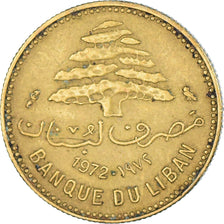 Moneda, Líbano, 5 Piastres, 1972