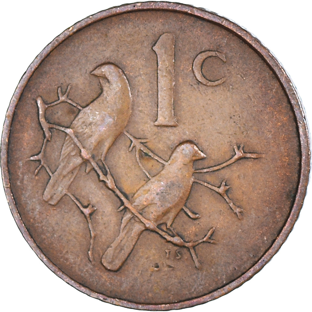 Coin, South Africa, Cent, 1968