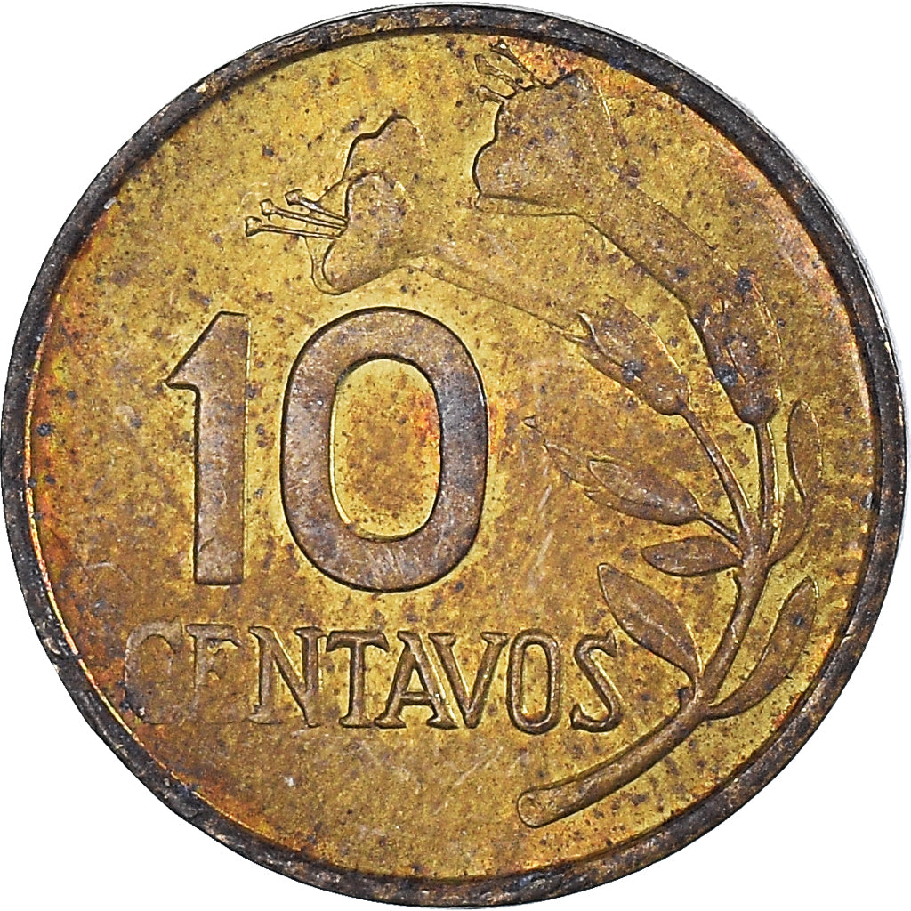 Monnaie, Pérou, 10 Centavos, 1974