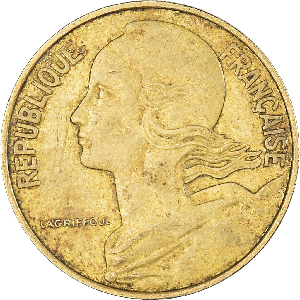 Moneta, Francia, 10 Centimes, 1980