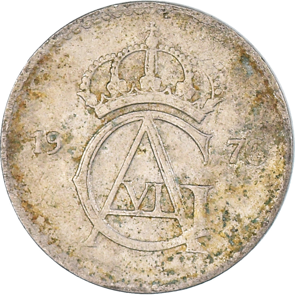 Moneta, Szwecja, 10 Öre, 1976