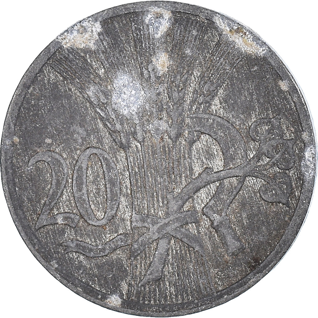 Coin, BOHEMIA & MORAVIA, 20 Haleru, 1941