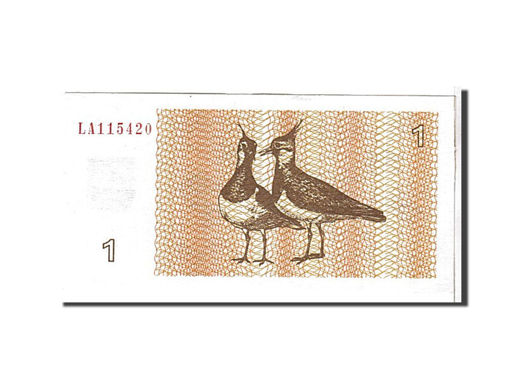 Lithuania, 1 (Talonas), 1992, KM #39, AU(55-58), LA115420