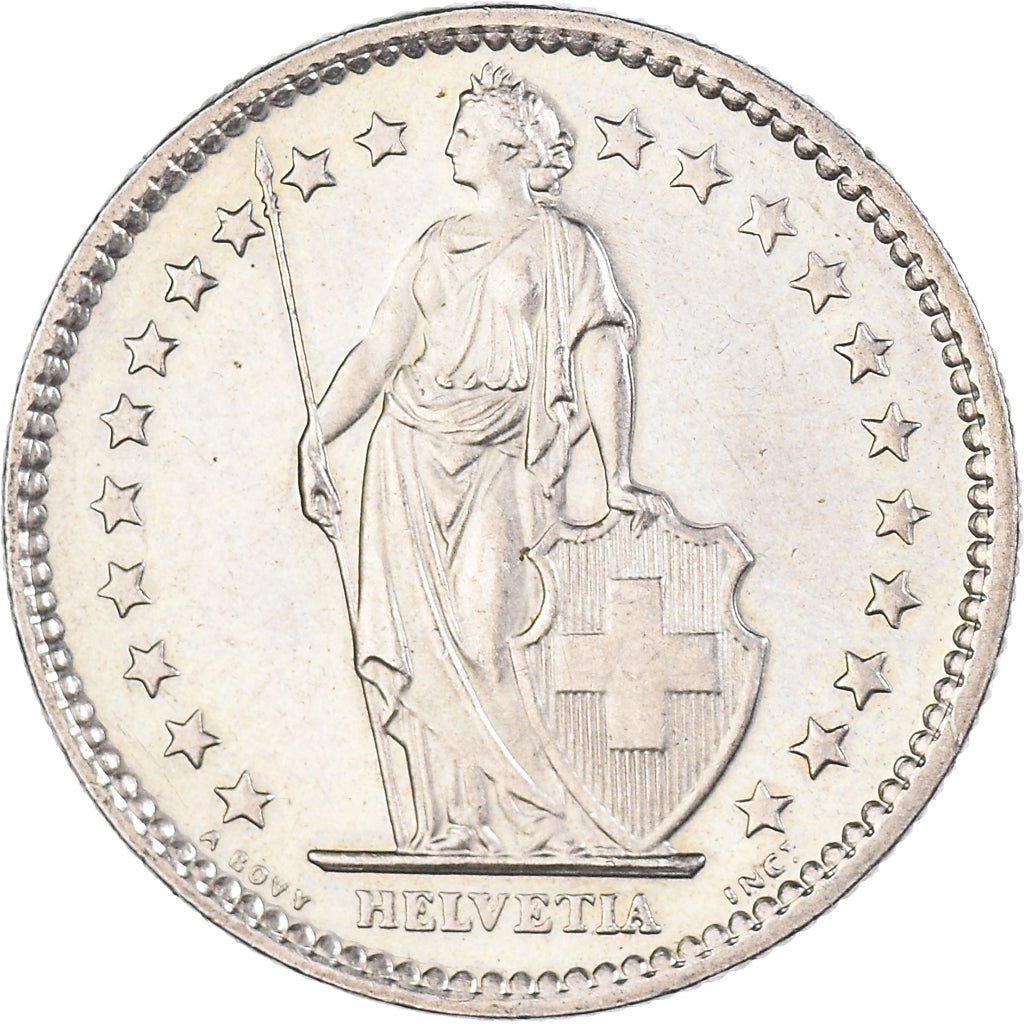 Moneta, Szwajcaria, 2 Francs, 1980
