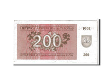 Billete, 200 (Talonas), 1992, Lituania, KM:43a, MBC