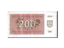 Banknote, Lithuania, 200 (Talonas), 1992, EF(40-45)