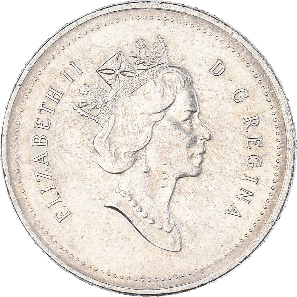 Moneta, Canada, 25 Cents, 1993
