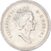 Moneta, Canada, 25 Cents, 1993