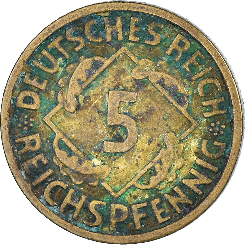 Coin, Germany, 5 Reichspfennig, 1930