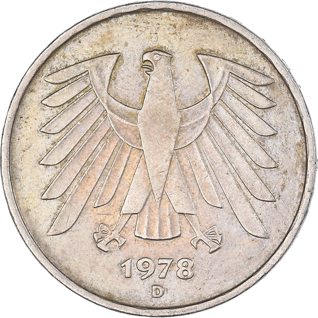 Coin, GERMANY - FEDERAL REPUBLIC, 5 Mark, 1978