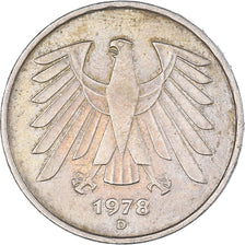 Coin, GERMANY - FEDERAL REPUBLIC, 5 Mark, 1978