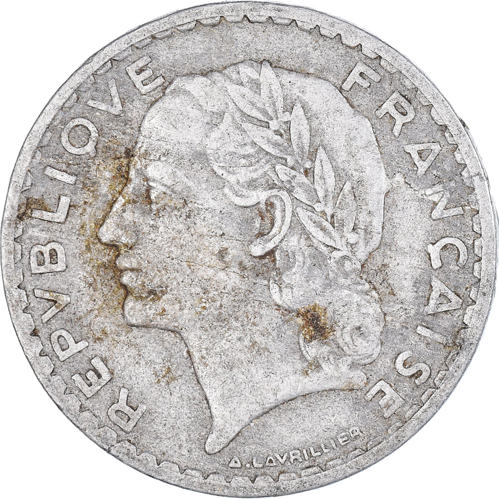 Moneda, Francia, 5 Francs, 1952