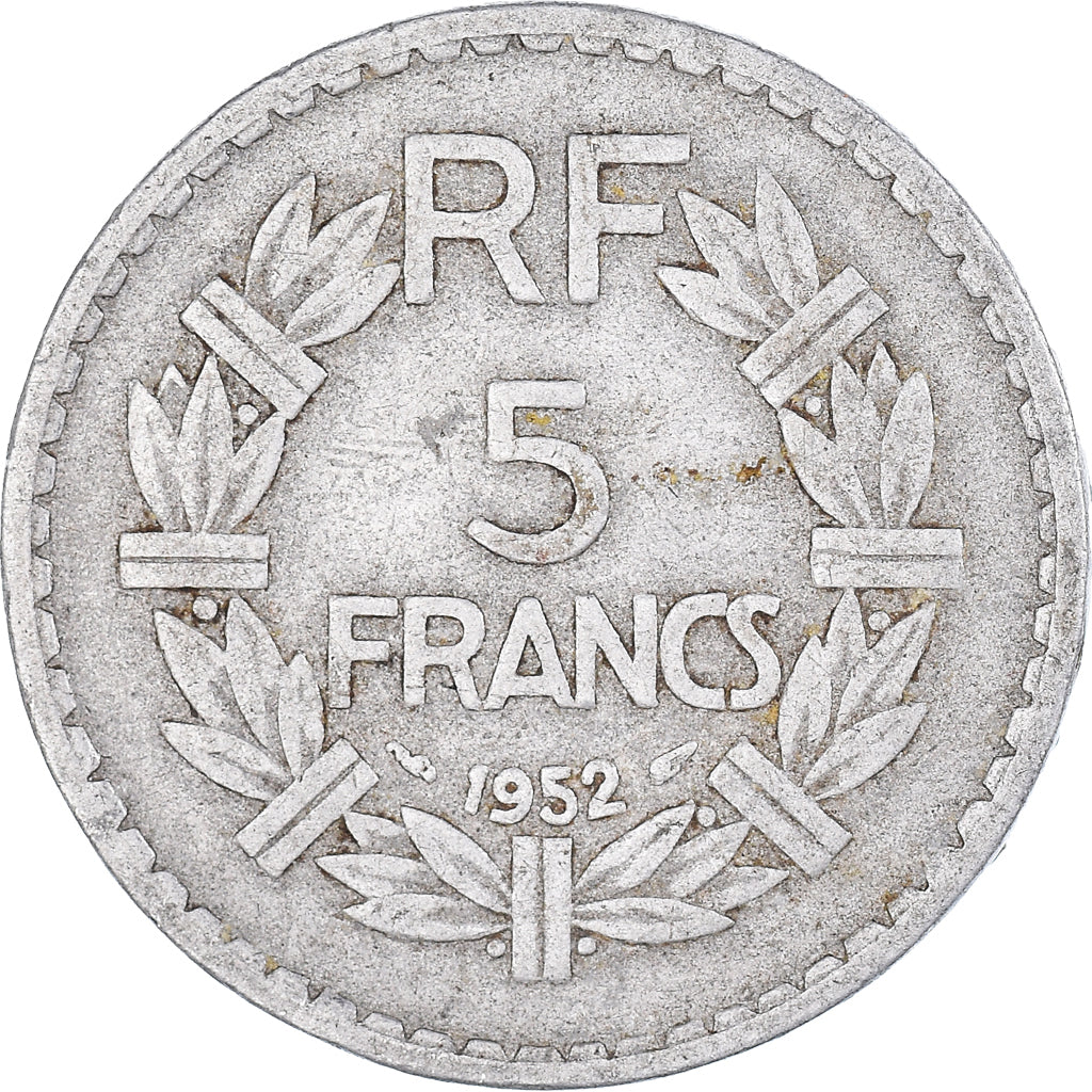 Moneda, Francia, 5 Francs, 1952