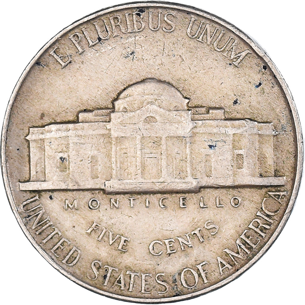 Coin, United States, 5 Cents, 1951