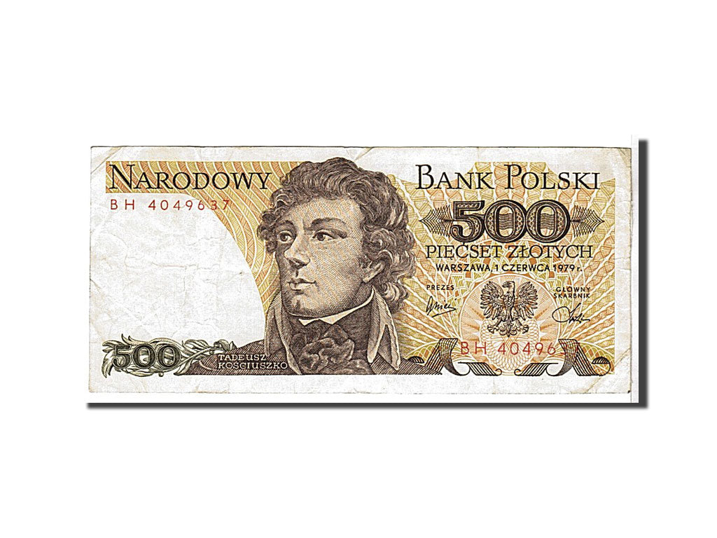 Pologne, 500 Zlotych type 1979