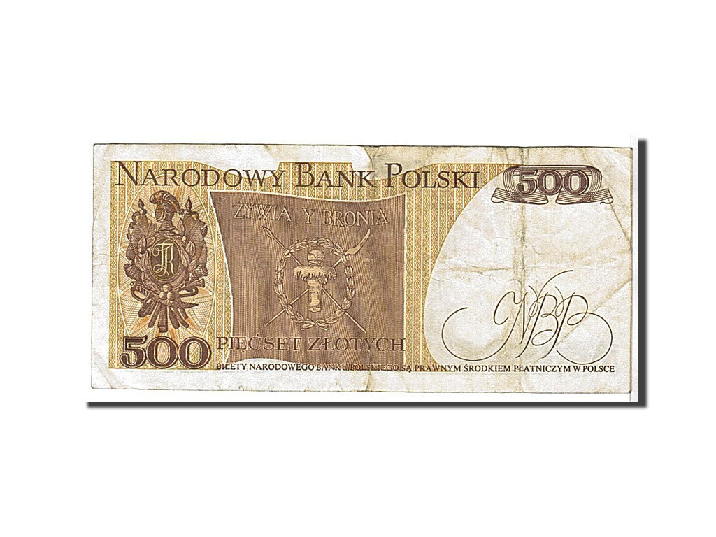 Pologne, 500 Zlotych type 1979