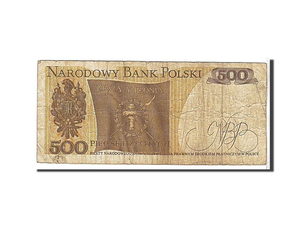 Billet, Pologne, 500 Zlotych, 1982, B