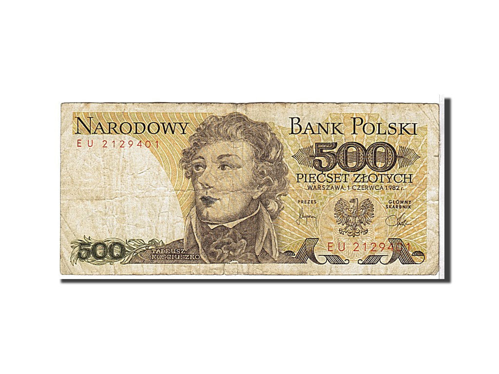 Banknote, Poland, 500 Zlotych, 1982, KM:145d, VF(20-25)