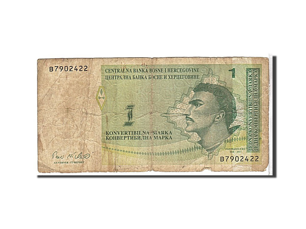Bosnia - Herzegovina, 1 Convertible Marka, 1998, KM #59a, VG(8-10), B7902422