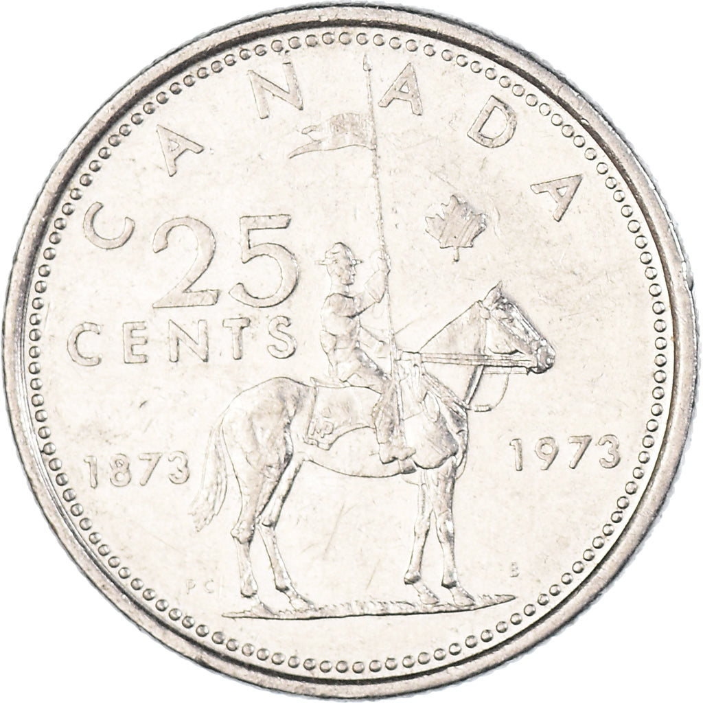 Moneda, Canadá, 25 Cents, 1973