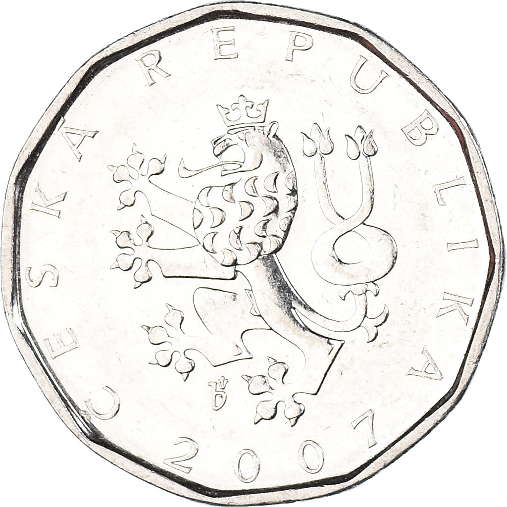 Moneta, Czechy, 2 Koruny, 2007