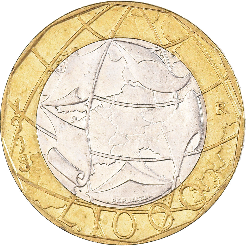 Moneta, Italia, 1000 Lire, 1998
