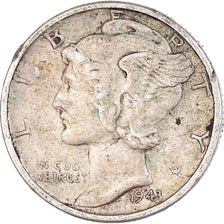 Moneta, USA, Dime, 1943