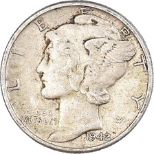 Moneda, Estados Unidos, Dime, 1942