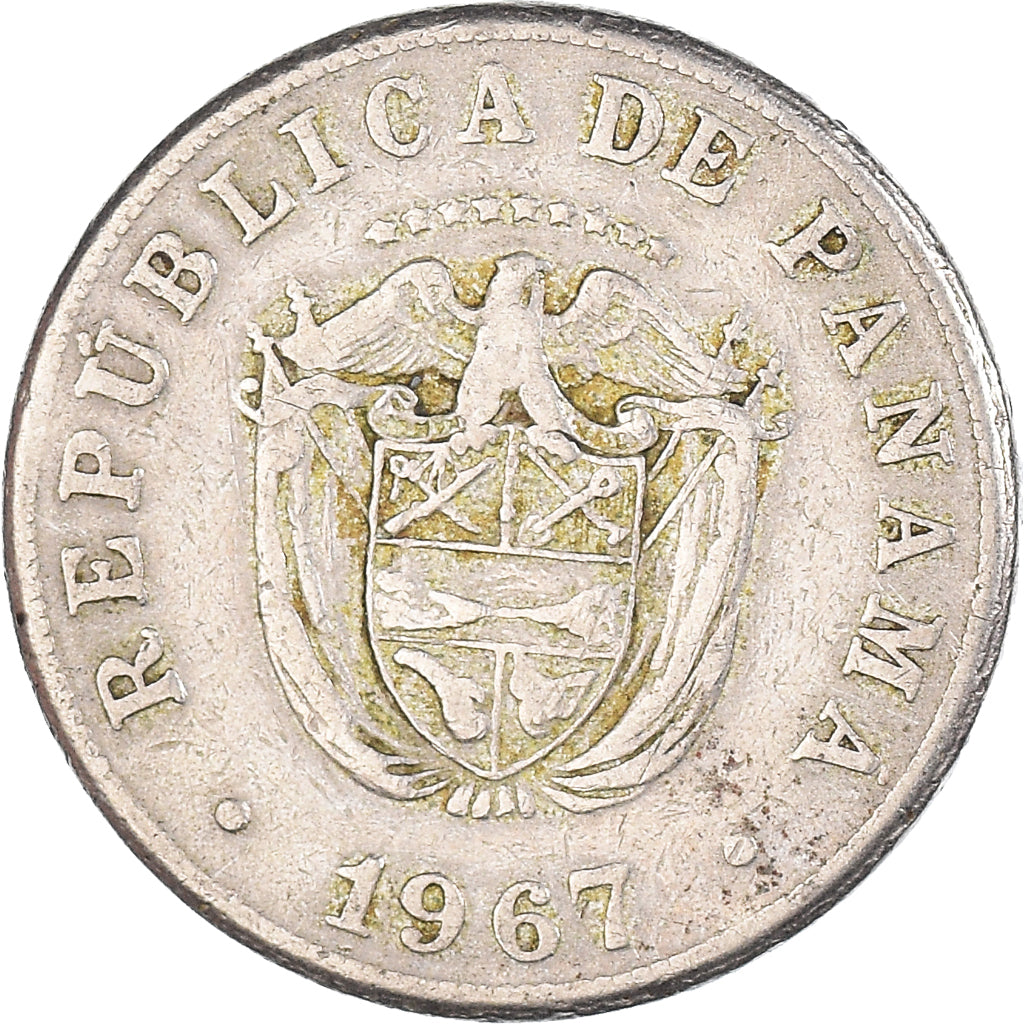Moneta, Panama, 5 Centesimos, 1967