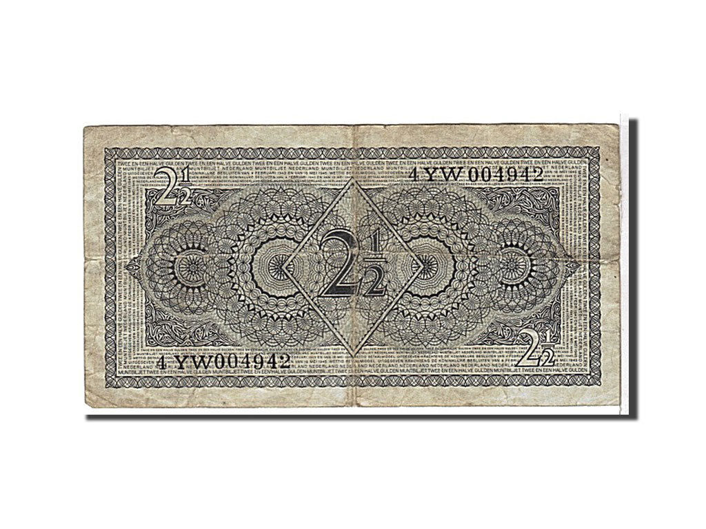 Billete, 2 1/2 Gulden, 1949, Países Bajos, KM:73, MBC