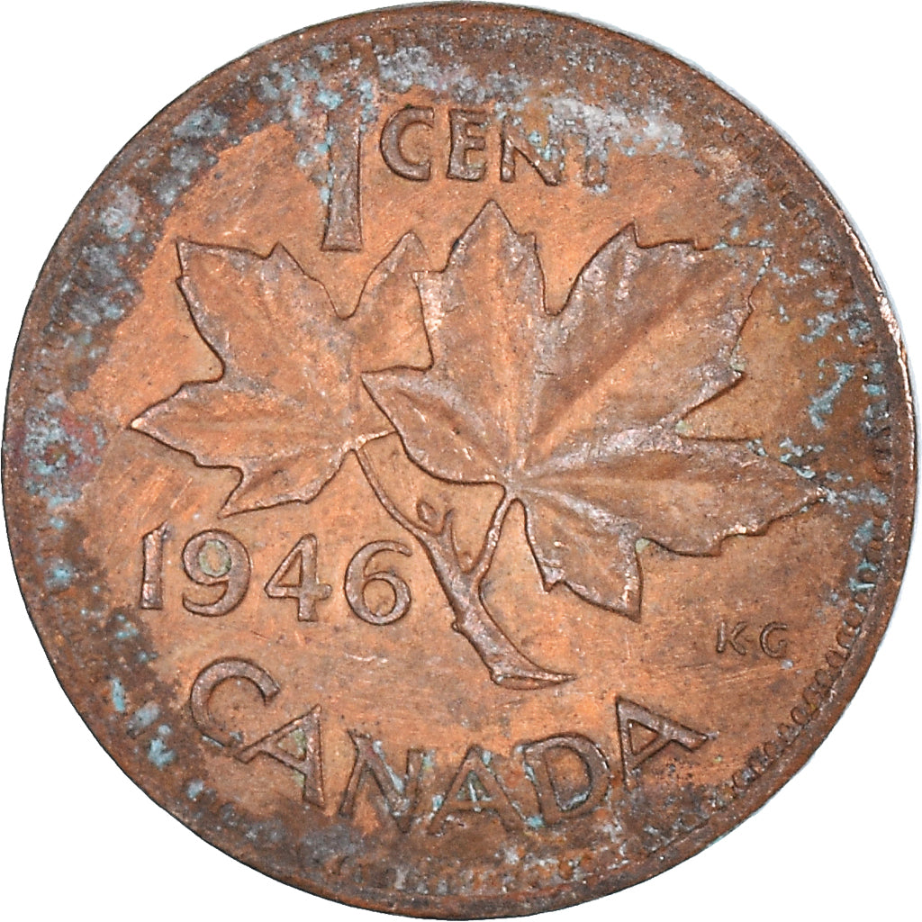Moneta, Canada, Cent, 1946